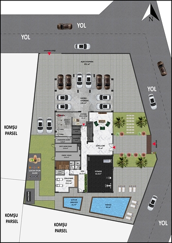 شقق للبيع في مركز الانيا -مجمع قيد الانشاء في مركز الانيا 