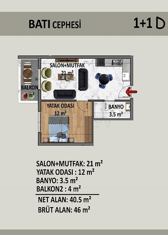 شقق للبيع في مركز الانيا -مجمع قيد الانشاء في مركز الانيا 