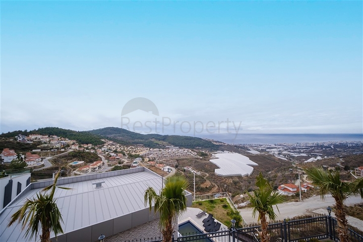 اطلالة بحر - فيلا مستقلة - 3 غرف وصالة - مسبح خاص - في كارجيجاك / الانيا