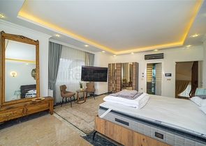 اطلالة بحر - فيلا مستقلة - 3 غرف وصالة - مسبح خاص - في كارجيجاك / الانيا