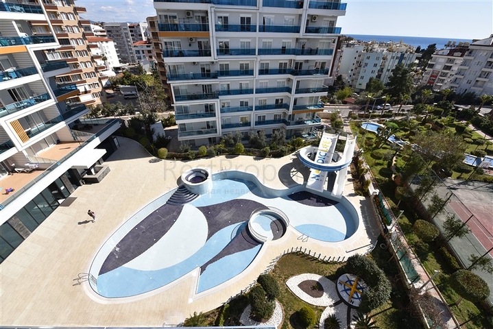 ضمن مجمع فاخر - شقة غرفتين وصالة مفروشة - في توسمور / الانيا 