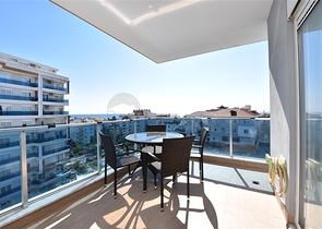 ضمن مجمع فاخر - شقة غرفتين وصالة مفروشة - في توسمور / الانيا 