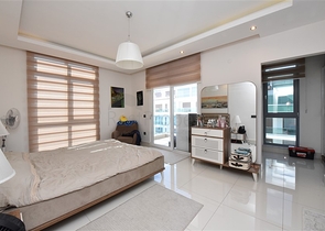 ضمن مجمع فاخر - شقة غرفتين وصالة مفروشة - في توسمور / الانيا 