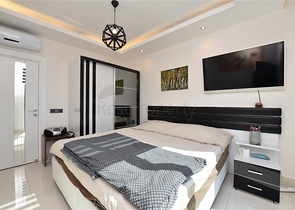 ضمن مجمع فاخر - شقة غرفتين وصالة مفروشة - في توسمور / الانيا 