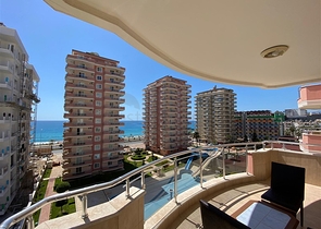 اطلالة بحر - شقة غرفتين وصالة واسعة -مجمع سكني - في محمودلار / الانيا 