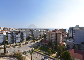 اطلالة بحر - شقة غرفتين وصالة - ضمن مجمع سكني في توسمور / الانيا 