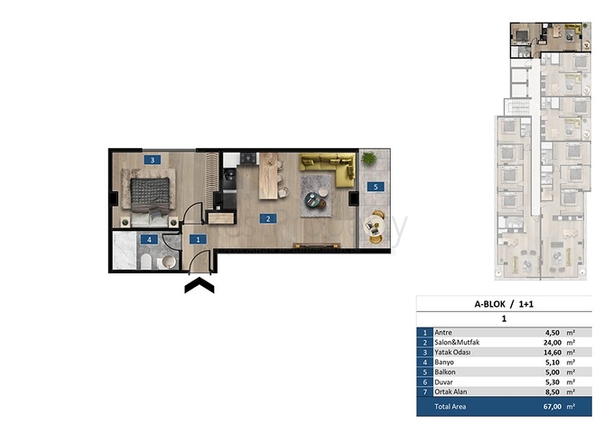 اطلالة ساحرة على البحر - مجمع بتصميم مميز - في كارجيجاك /الانيا 
