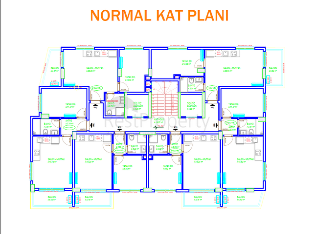 شقق للبيع في الانيا - مجمع قيد الانشاء في محمودلار / الانيا 