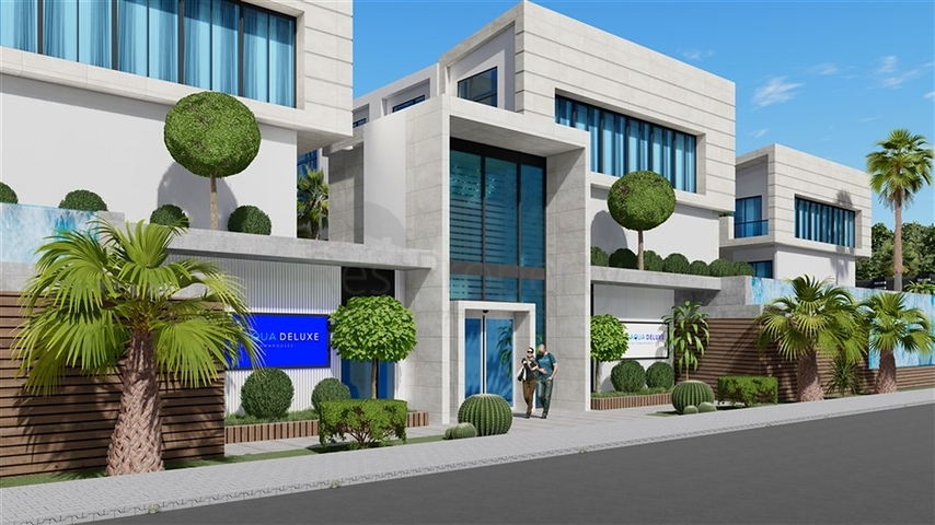 شقق فاخرة للبيع - مجمع قيد الانشاء في منطقة كوناكليه / الانيا 