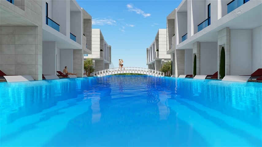 شقق فاخرة للبيع - مجمع قيد الانشاء في منطقة كوناكليه / الانيا 