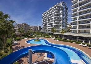 مجمع فاخر - شقة غرفة وصالة مفروشة - في جيكجلي / الانيا 