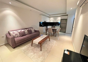 مجمع فاخر - شقة غرفة وصالة مفروشة - في جيكجلي / الانيا 