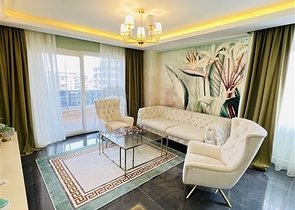 شقة غرفتين وصالة مفروشة - ضمن مجمع سكني في محمودلار / الانيا 