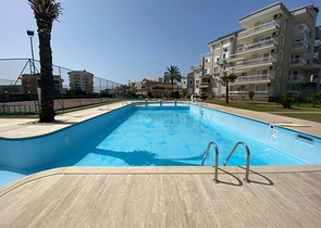 شقة عائلية واسعة - 3 غرف وصالة مفروشة -ضمن مجمع انيق في جيكجلي / الانيا