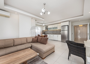 مجمع فاخر - شقة غرفتين وصالة مفروشة -في افسلار / الانيا 