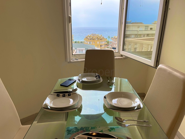 اطلالة بحر - شقة غرفتين وصالة - مفروشة - في محمودلار / الانيا 