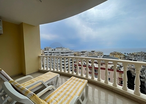 اطلالة بحر - شقة غرفتين وصالة - مفروشة - في محمودلار / الانيا 