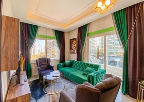 دوبلكس جديدة - غرفتين وصالة مفروشة - في محمودلار / الانيا 