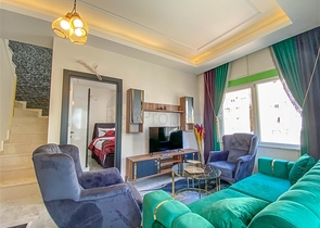 دوبلكس جديدة - غرفتين وصالة مفروشة - في محمودلار / الانيا 