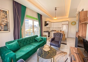 دوبلكس جديدة - غرفتين وصالة مفروشة - في محمودلار / الانيا 