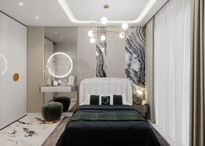 شقق بالتقسيط - ضمن مجمع قيد الانشاء في ديمرتاش /الانيا 