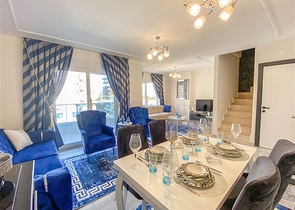 شقة دوبلكس 2 غرفة وصالة مفروشة -مجمع جديد - في محمودلار / الانيا