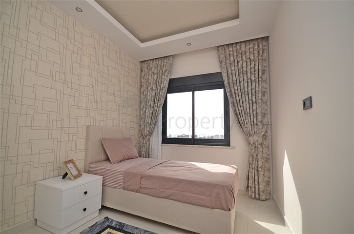 اطلالة بحر - شقة مفروشة 2 غرفة وصالة -مجمع سكني حديث - في كارجيجاك / الانيا 