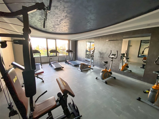 اطلالة بحر - شقة مفروشة 2 غرفة وصالة -مجمع سكني حديث - في كارجيجاك / الانيا 