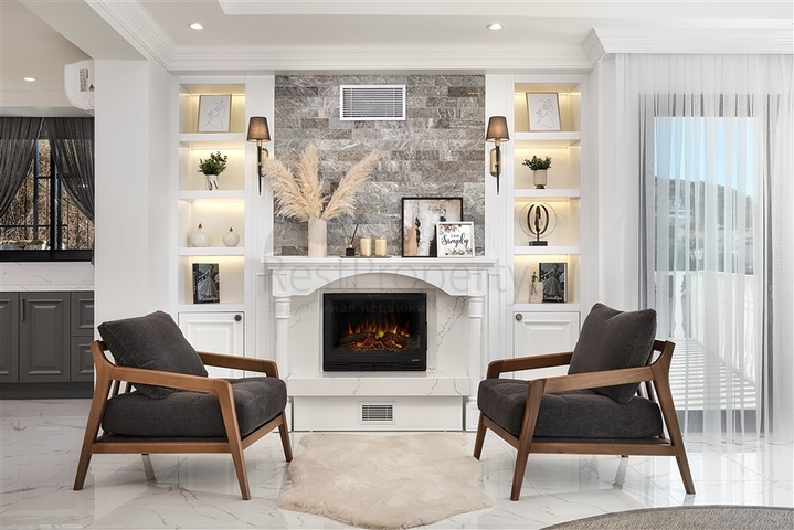 فيلا حديثة 4 + 1 مفروشة في كارجيجاك