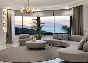 فيلا حديثة 4 + 1 مفروشة في كارجيجاك