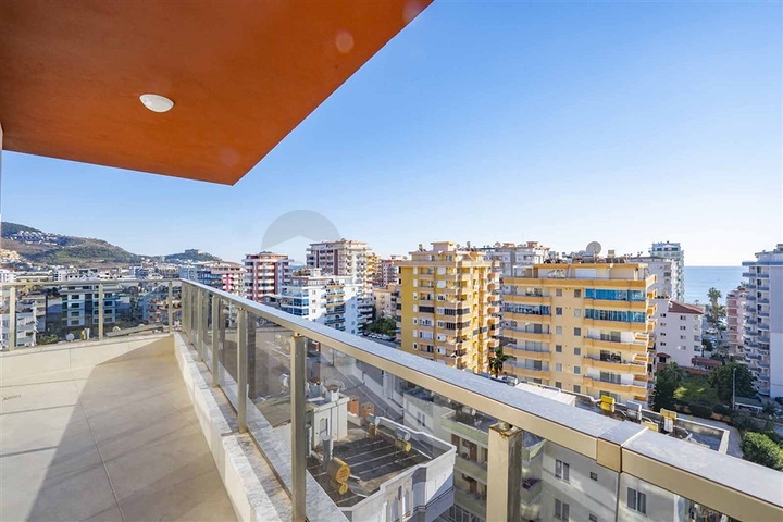 اطلالة بحر - مطبخ منفصل -شقة غرفتين وصالة -ضمن مجمع حديث - في محمودلار / الانيا 