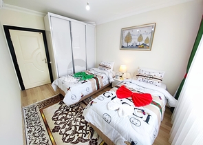 بأثاث جديد - شقة غرفتين وصالة - في محمودلار/ الانيا 