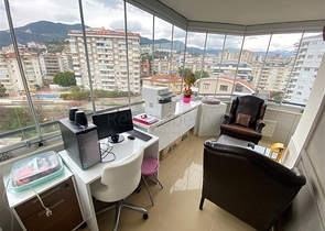 شقة غرفتين وصالة مفروشة -ضمن مجمع عائلي - في جيكجلي / الانيا 