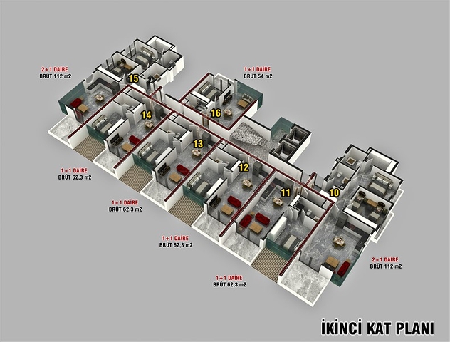 اطلالة بحر - مجمع فاخر - شقق بالاقساط حتى تاريخ التسليم - كاستل / الانيا 
