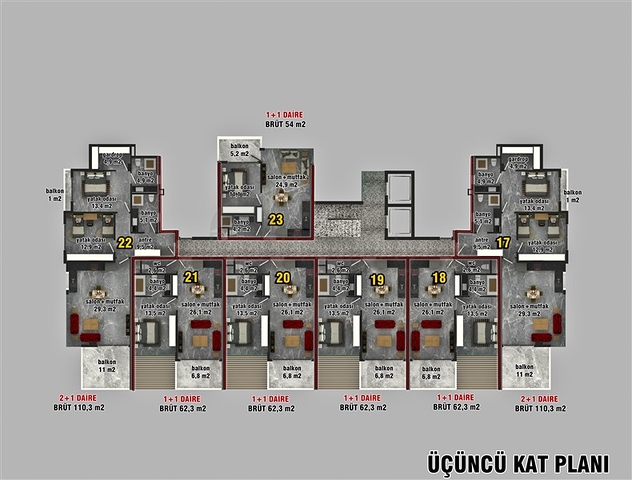 اطلالة بحر - مجمع فاخر - شقق بالاقساط حتى تاريخ التسليم - كاستل / الانيا 