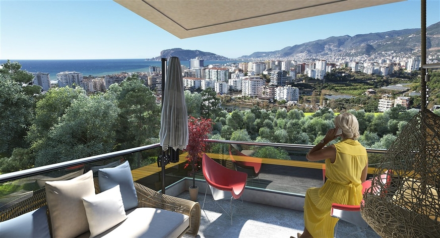 اطلالة بحر - مجمع فاخر - شقق بالاقساط حتى تاريخ التسليم - كاستل / الانيا 