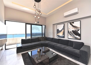 مجمع فاخر - شقة اطلالة بحرية مباشرة - من تصميم 1+2 - في كارجيجاك / الانيا 