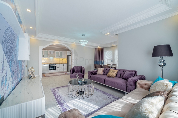 اطلالة بحر - شقة غرفتين وصالة - في مركز الانيا 