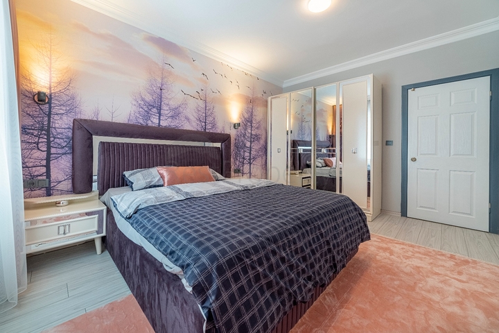 اطلالة بحر - شقة غرفتين وصالة - في مركز الانيا 