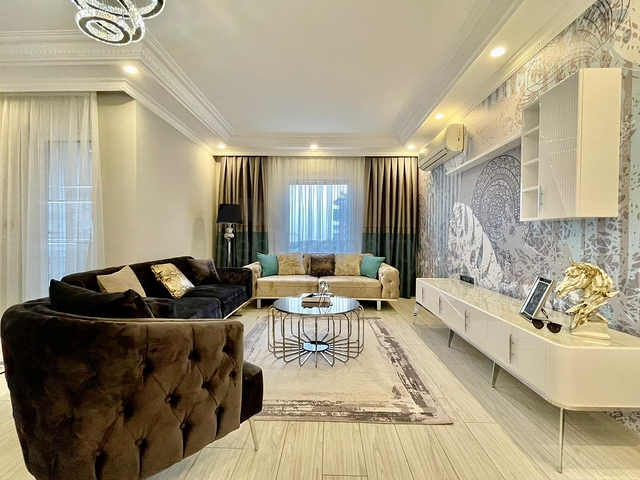 اطلالة بحر - شقة غرفتين وصالة - في مركز الانيا 