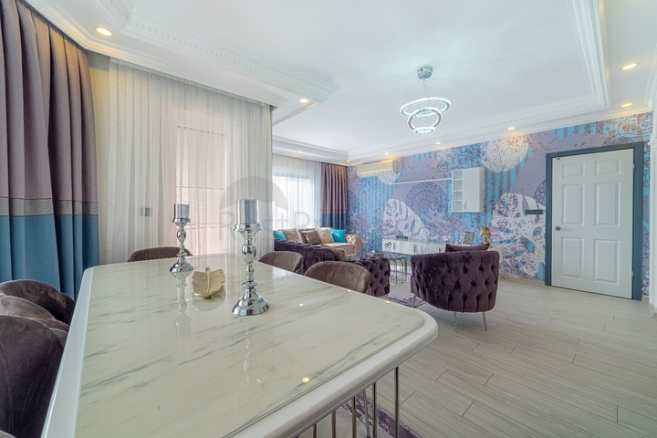 اطلالة بحر - شقة غرفتين وصالة - في مركز الانيا 