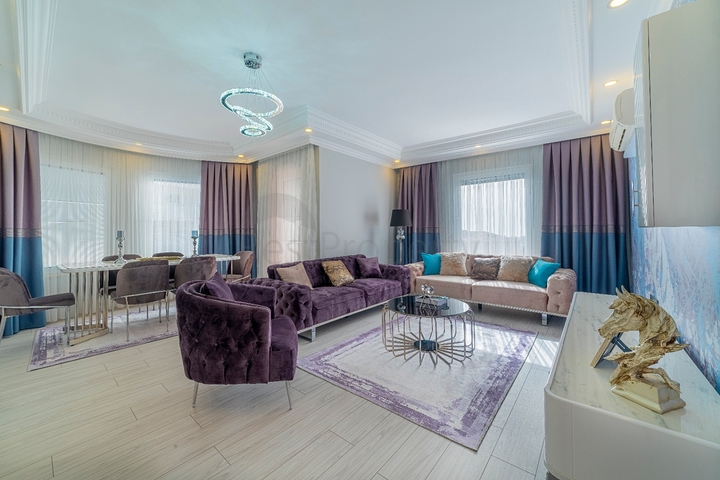 اطلالة بحر - شقة غرفتين وصالة - في مركز الانيا 