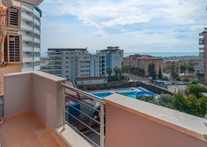 اطلالة بحر - شقة غرفتين وصالة - في مركز الانيا 