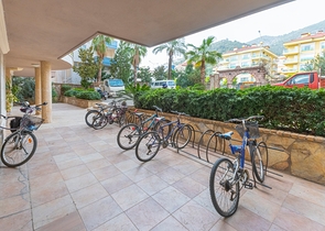 اطلالة بحر - شقة غرفتين وصالة - في مركز الانيا 