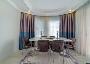 اطلالة بحر - شقة غرفتين وصالة - في مركز الانيا 