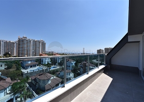 اطلالة بحر - دوبلكس 2 غرفة وصالة - مجمع سكني حديث -  محمودلار / الانيا 