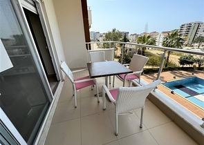 اطلالة مفتوحة - شقة غرفة وصالة مفروشة - مجمع يضم كافة الخدمات - في افسلار / الانيا 