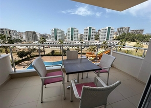 اطلالة مفتوحة - شقة غرفة وصالة مفروشة - مجمع يضم كافة الخدمات - في افسلار / الانيا 