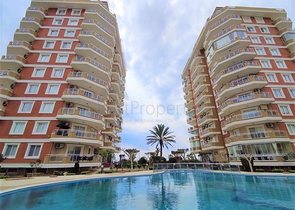 اطلالة بحر - شقة غرفيتن وصالة واسعة - في محمودلار/ الانيا 