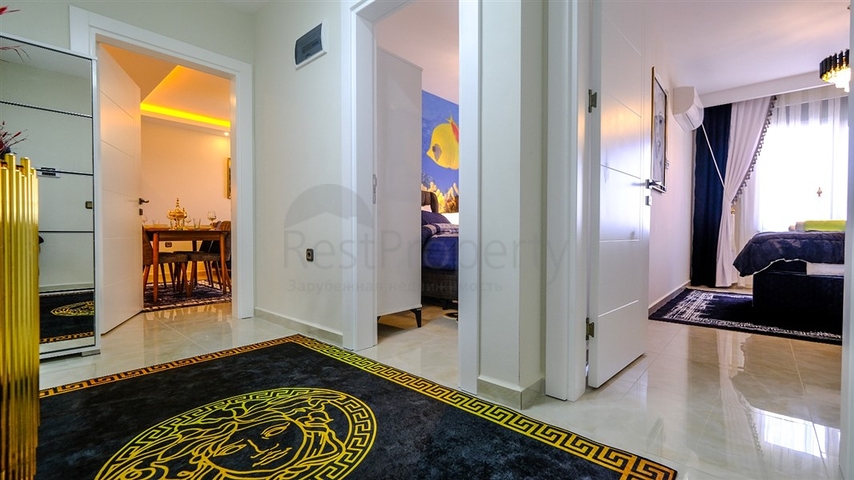 اطلالة مباشرة على البحر - شقة غرفتين وصالة مفروشة - في محمودلار / الانيا 